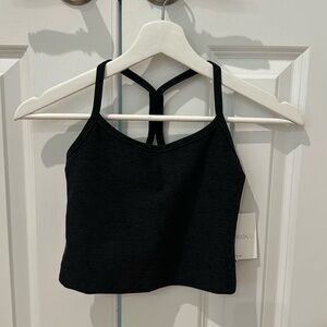 Beyond Yoga Crop Racerback Tank. Black. XS. NWT. Style SD4382.